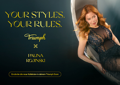 Triumph X Palina Rojinski – Your Styles. Your Rules.
